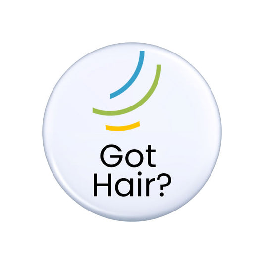 "Got Hair?" Buttons